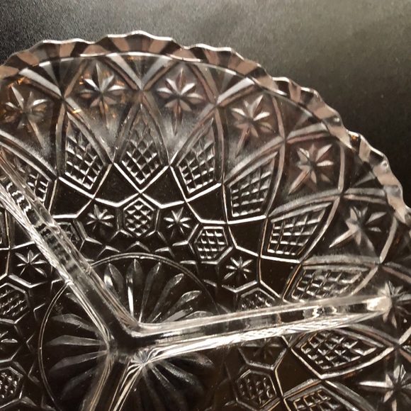 NEW LISTING! Crystal Sectional Condiment/Candy Dish - Picture 6 of 10